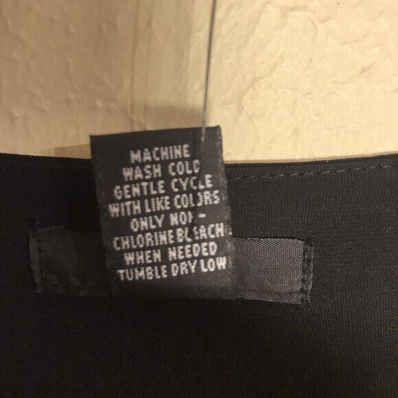 Vintage Alfani Woman's Black Wrap Dress NWT Size 1X - Picture 7 of 7